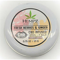 Hempz CBD Lip Obsessed Lip Balm Fresh Berries & Ginger 0.75oz Limited Edition